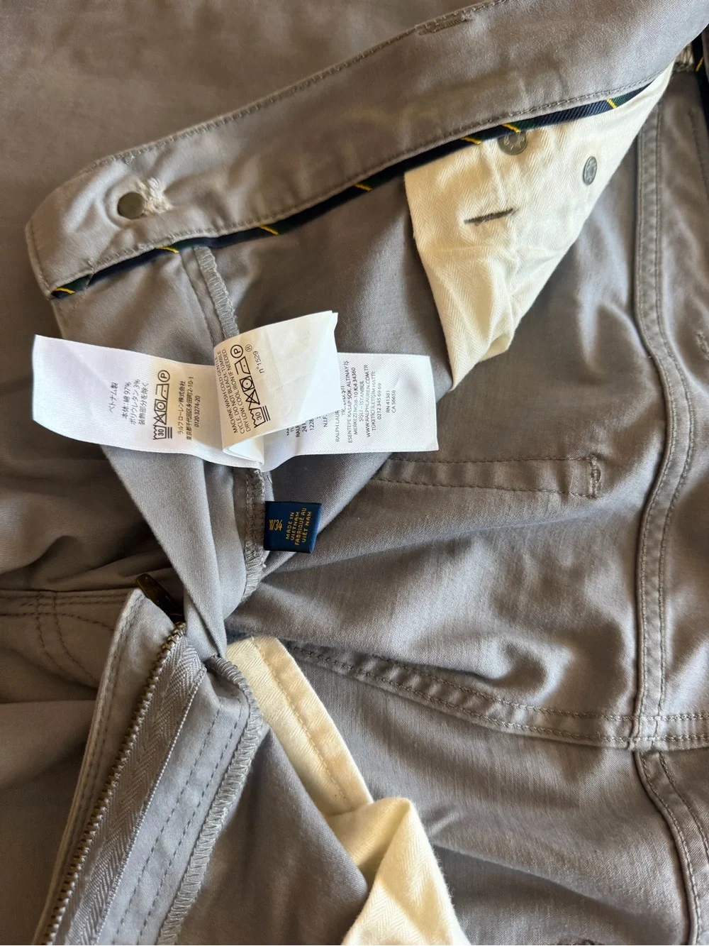 Polo by Ralph Lauren Men's Straight Jeans in Light Gray